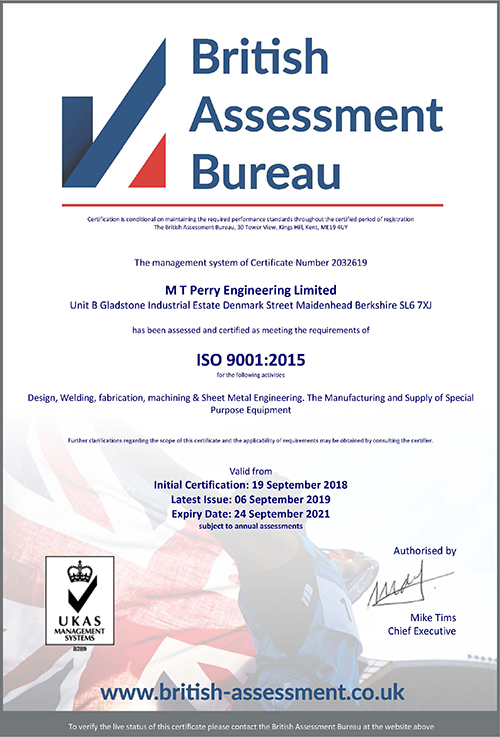 BS EN ISO 9001:2008