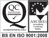 BS EN ISO 9001:2000 accredited