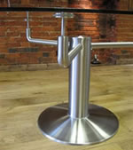 Stainless Steel & Glass Table